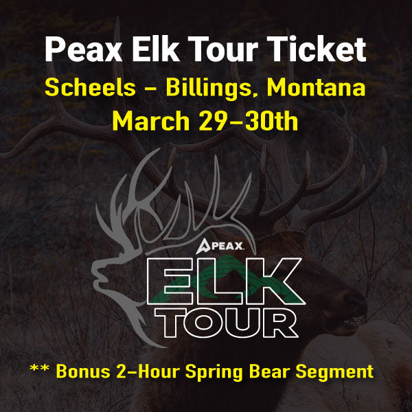 Peax Tour Event Ticket - Billings, Montana